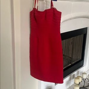 BCBG Maxazria red dress. Used once. Size 08.